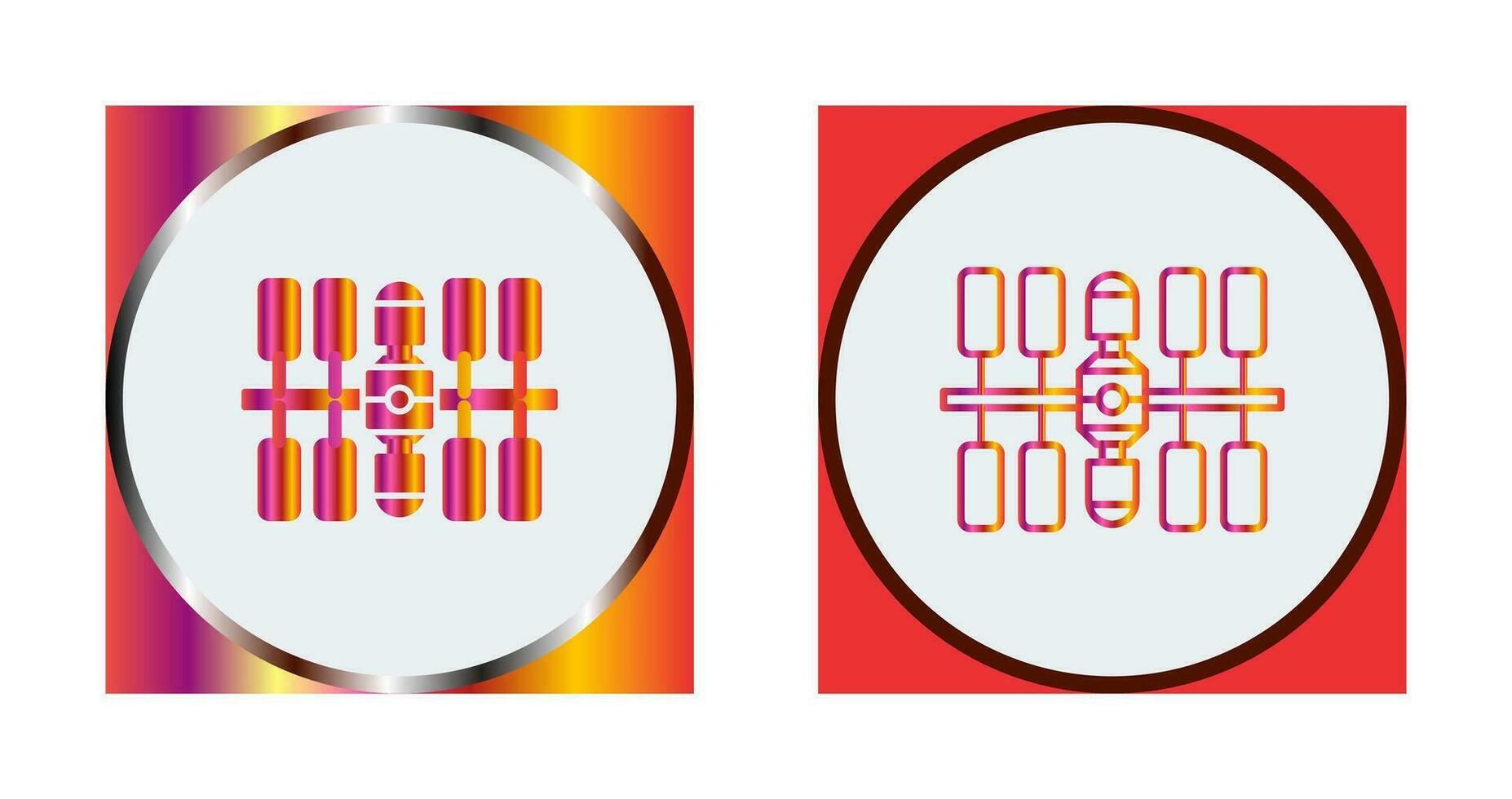Space Station Vector Icon