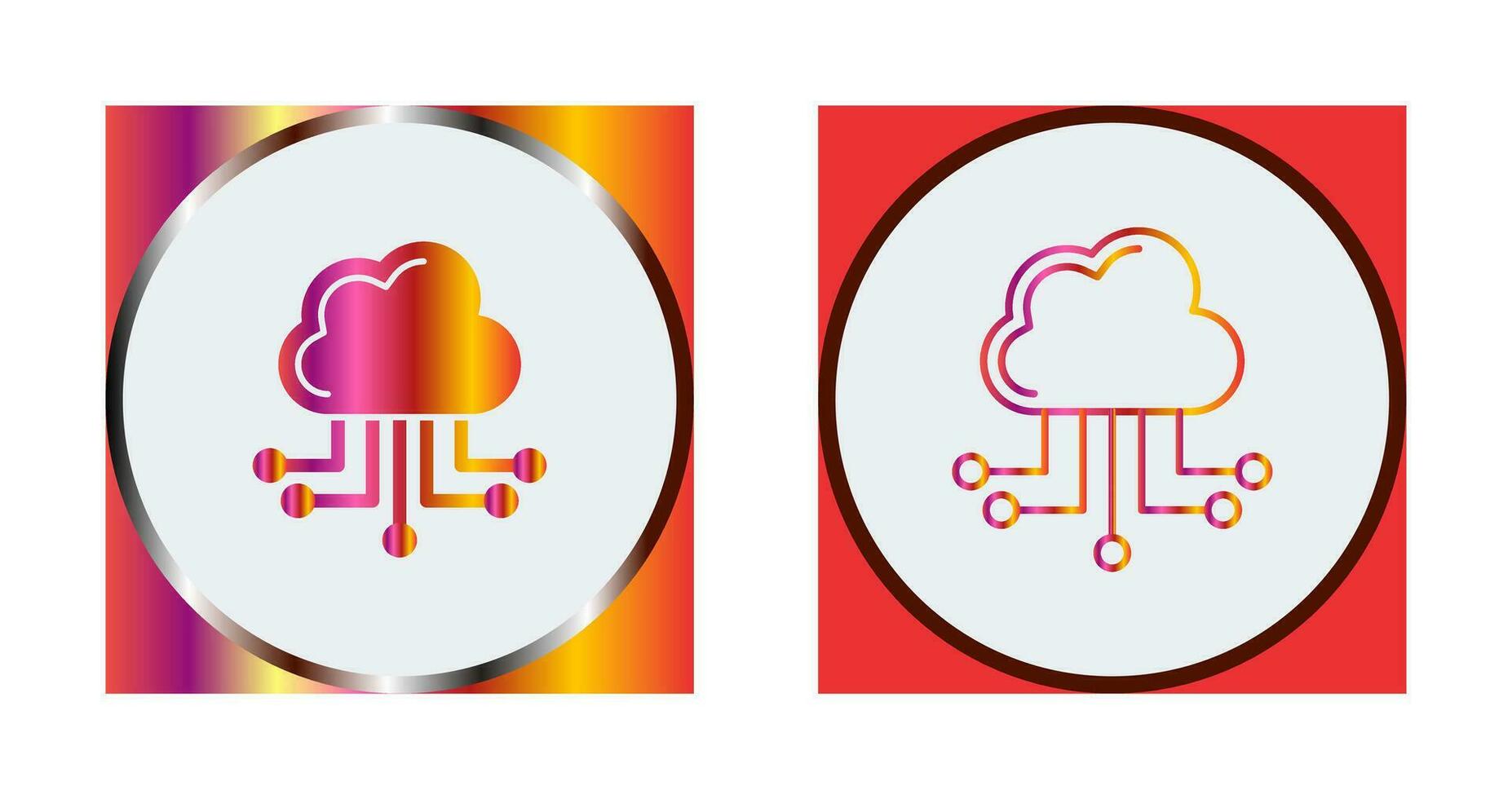 Cloud Computing Vector Icon