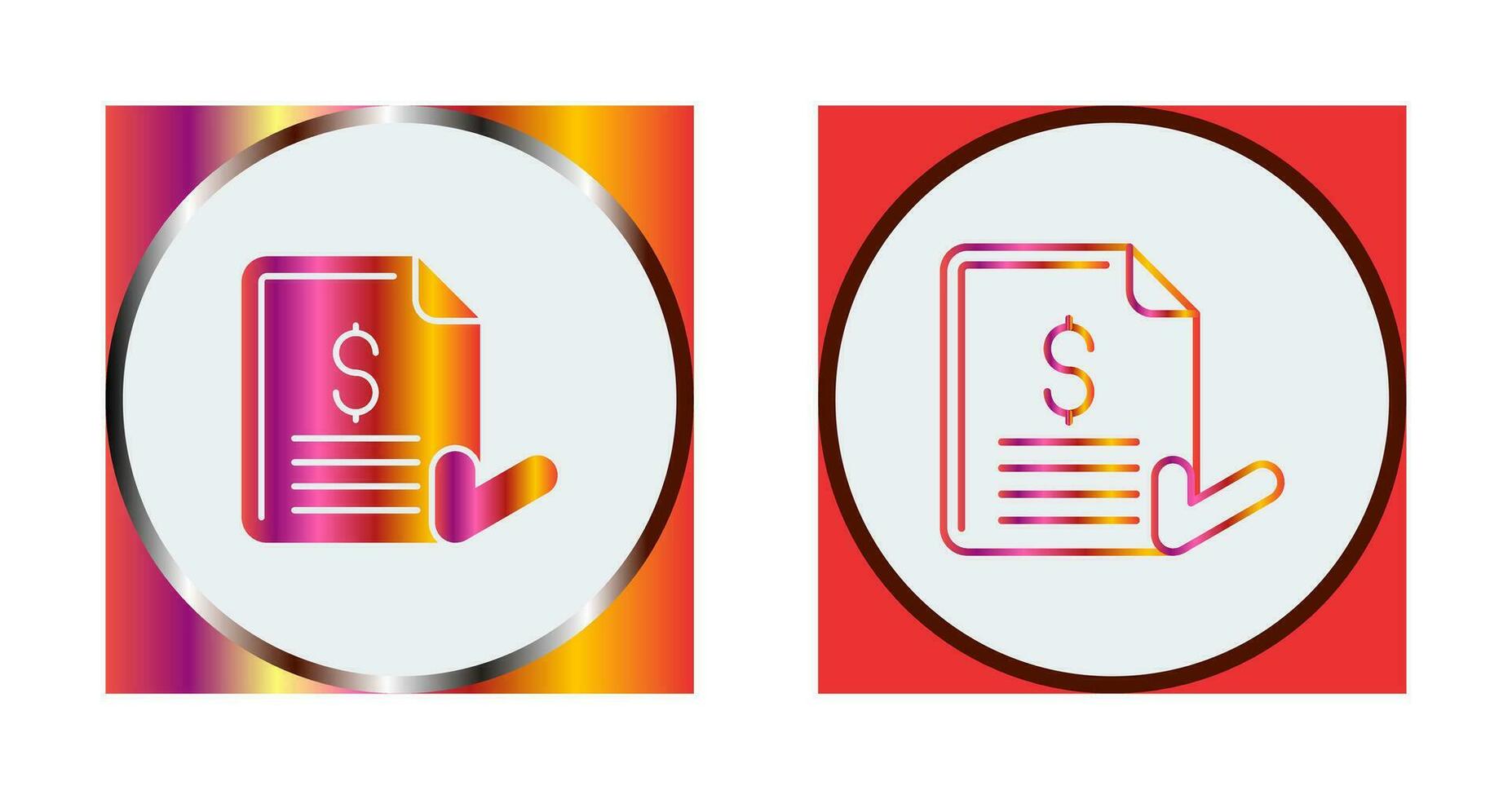 Invoice Vector Icon