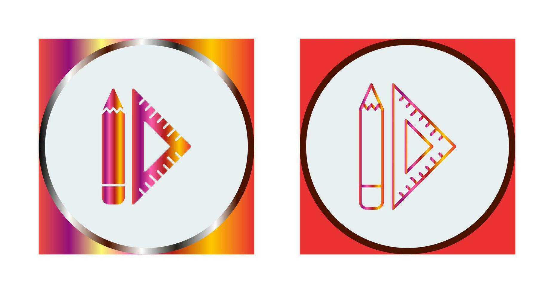 Set Square Vector Icon