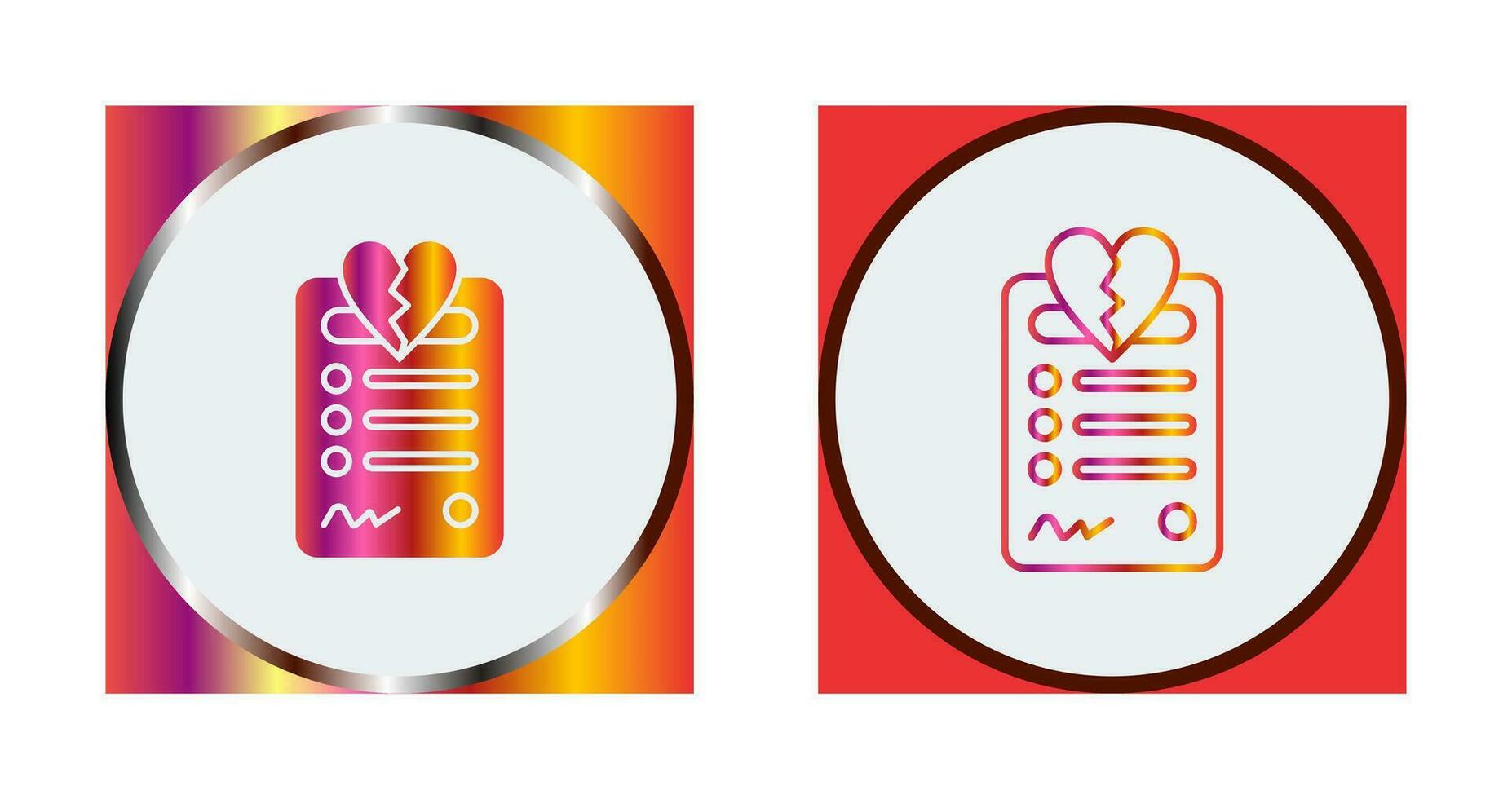 Divorce Vector Icon