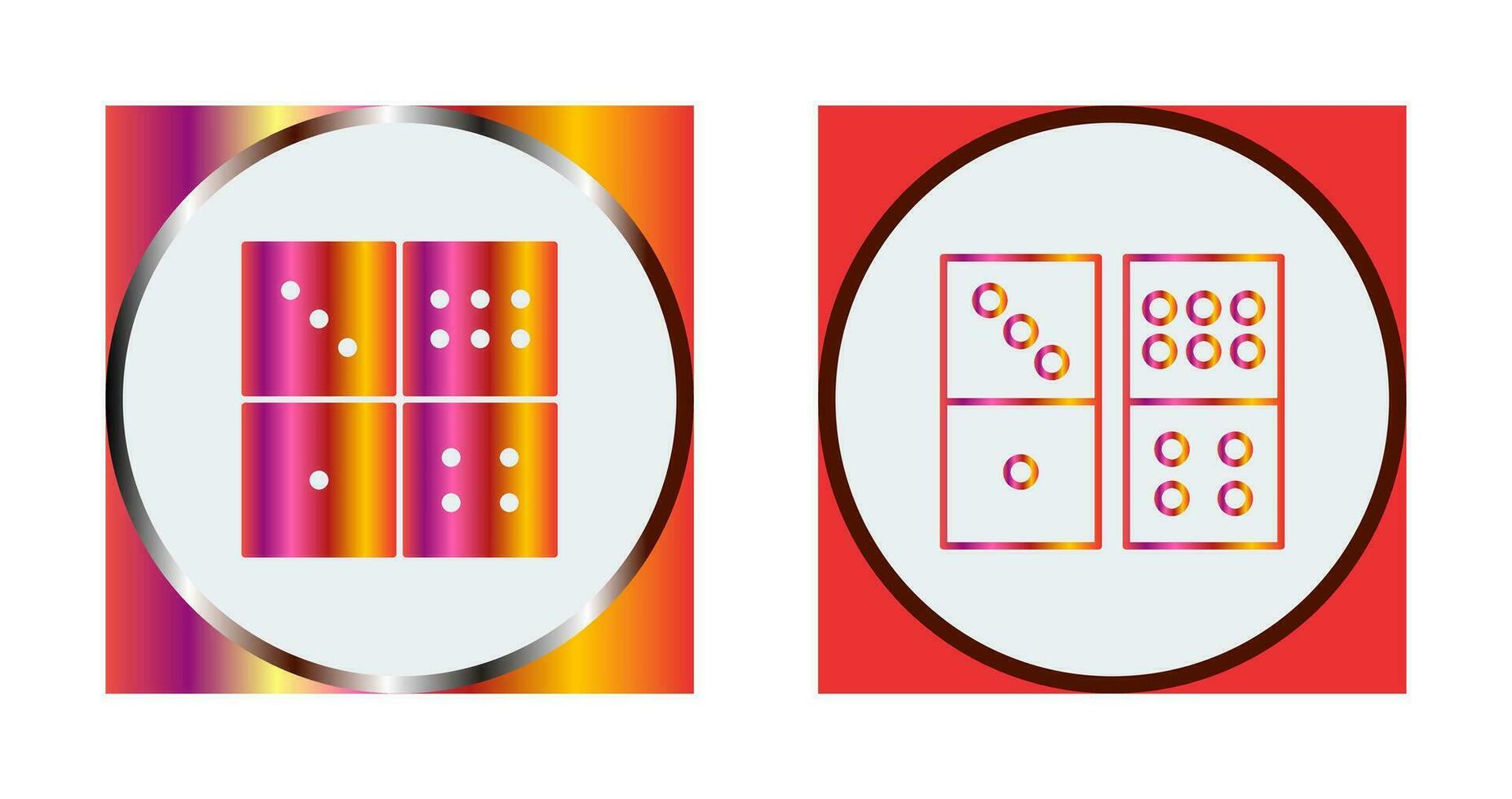 Domino Game Vector Icon