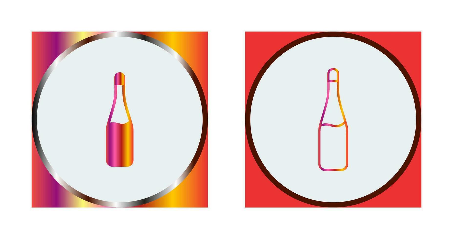 Champagne Bottle Vector Icon