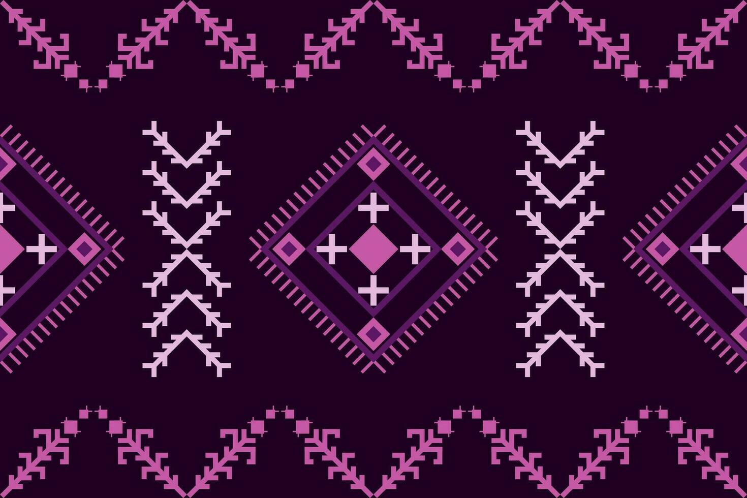Creative colorful ethnic style seamless vector pattern. Unique geometric vector trendy boho fabric.Seamless striped pattern in aztec style.Tribal embroidery,Gypsy,folk pattern.
