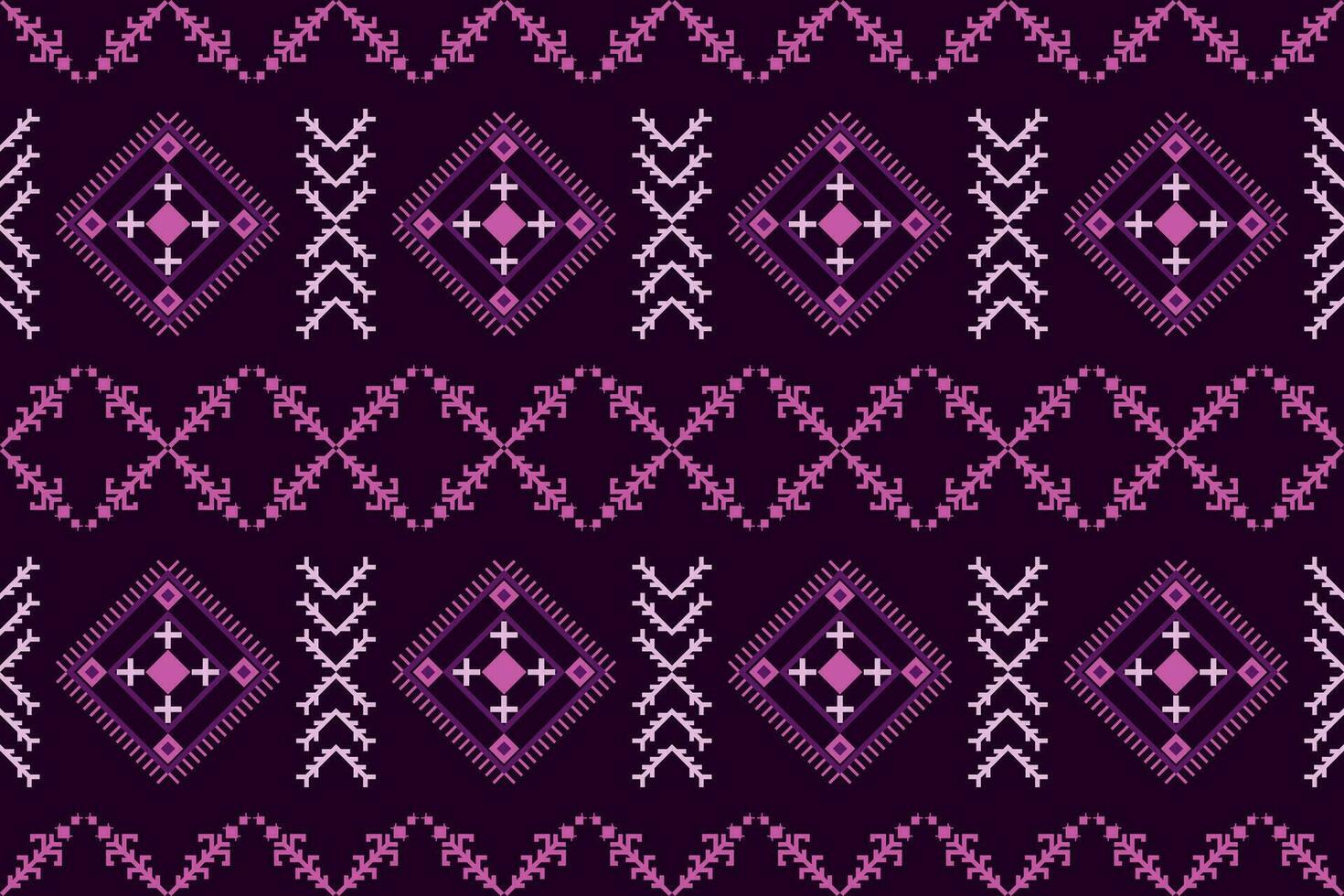 Ethnic traditional elegant ornamental multi colorful geometric pattern background design border textile print for texture,fabric,clothing,wrapping,carpet. vector