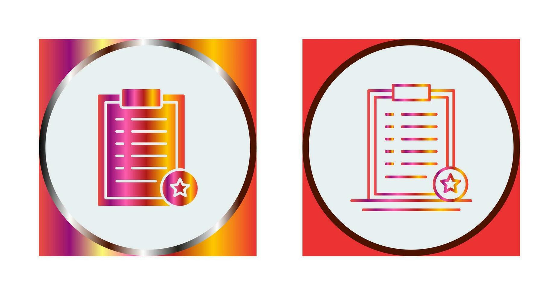 Favourite List Vector Icon