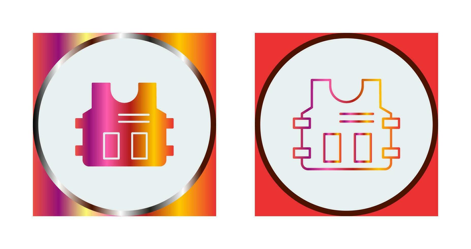 Police Vest Vector Icon