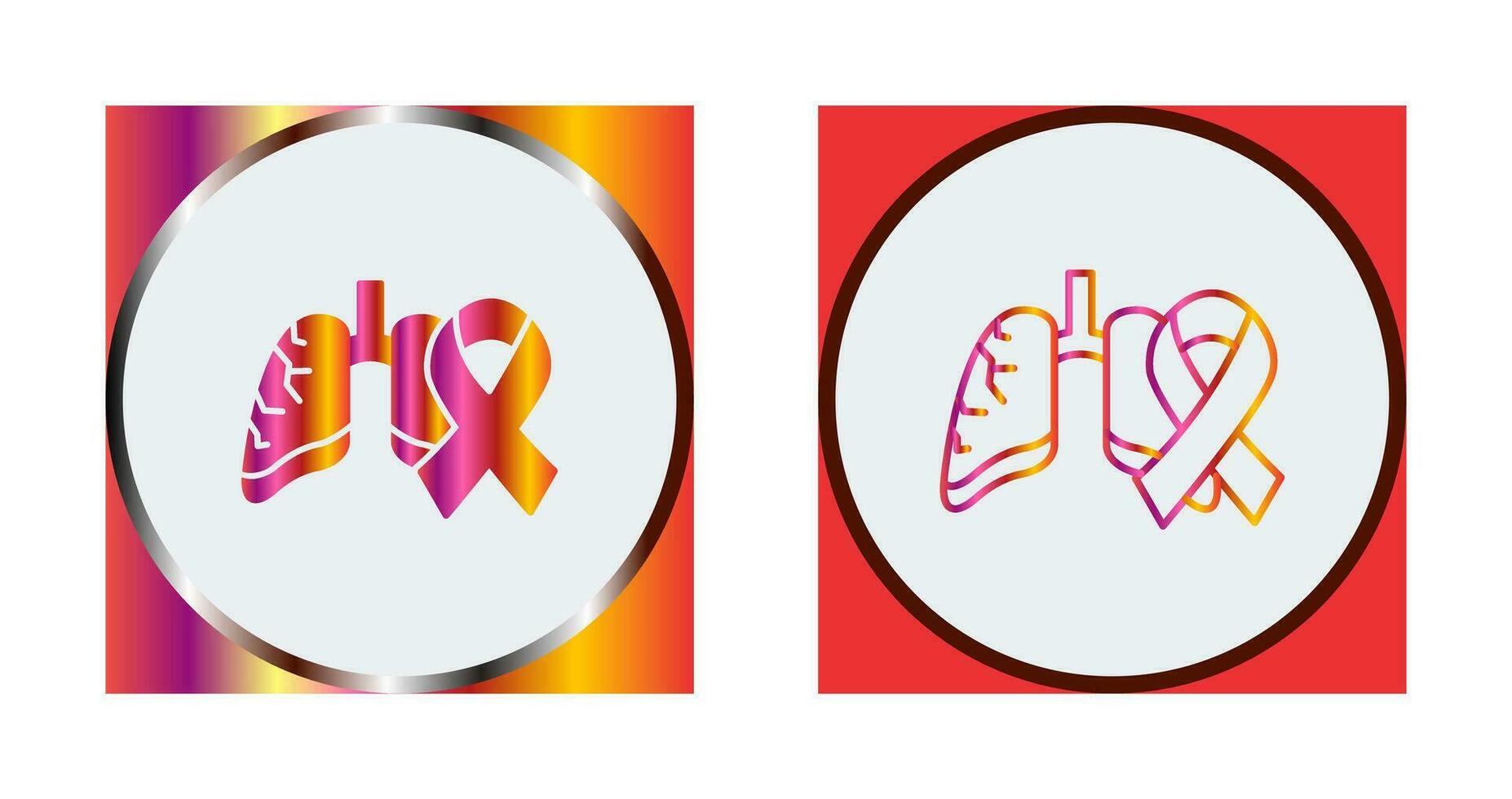 icono de vector de cáncer