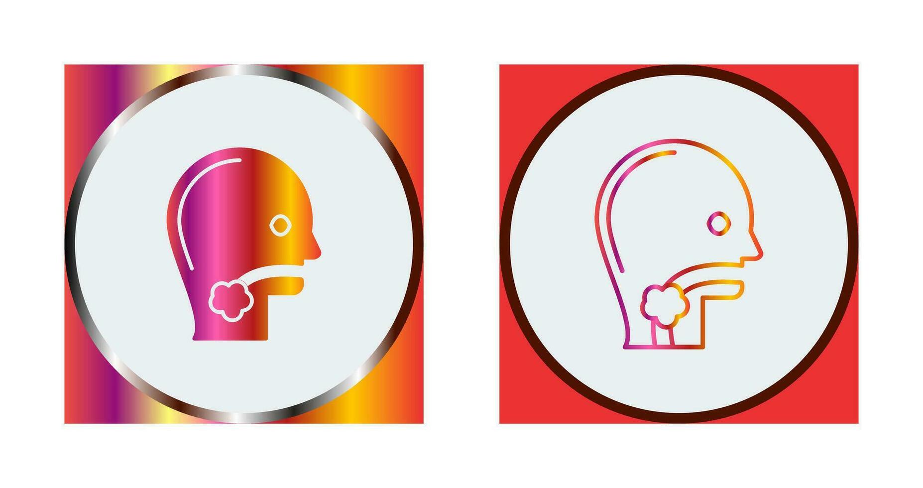 Throat Cancer Vector Icon