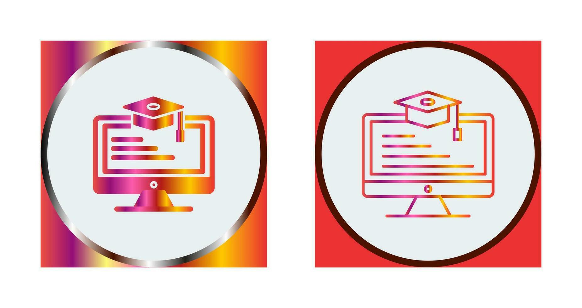 Online Learning Vector Icon