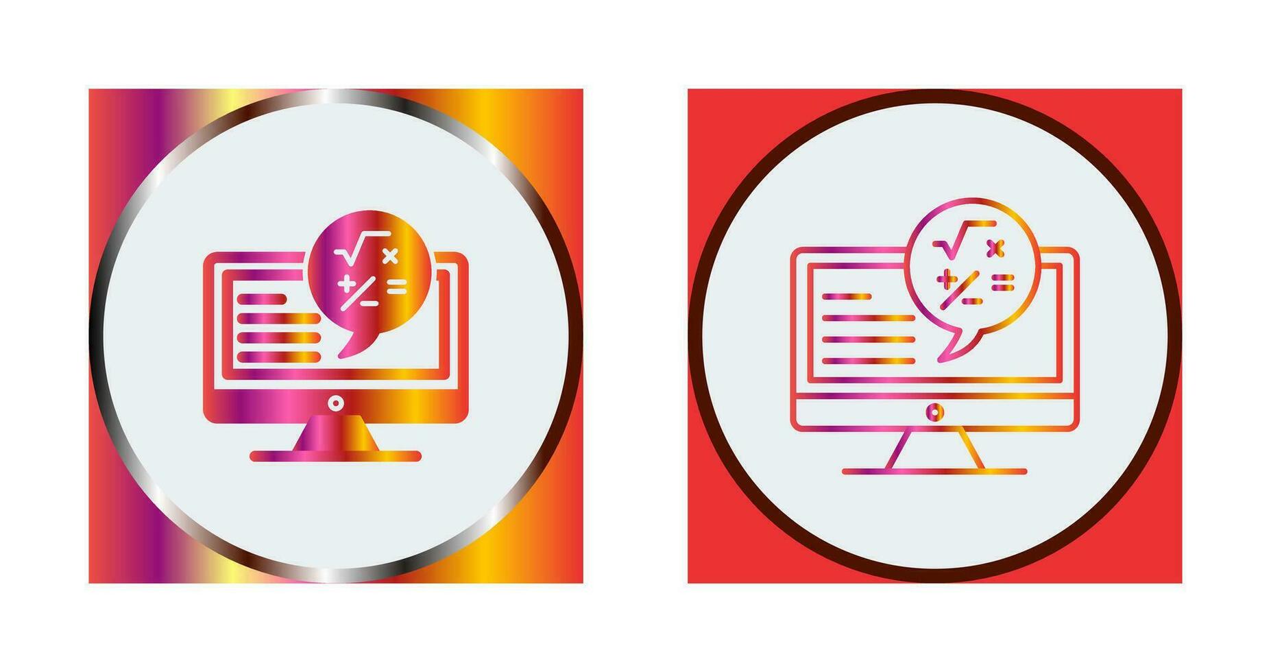 Maths Vector Icon