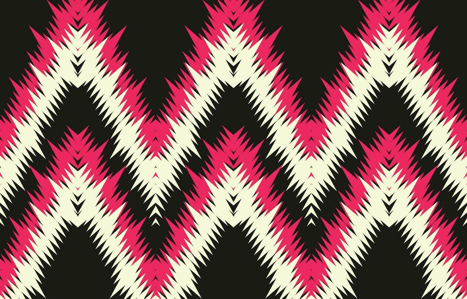 Ethnic abstract ikat art. Aztec ornament print. geometric ethnic pattern seamless  color oriental.  Design for background ,curtain, carpet, wallpaper, clothing, wrapping, Batik, vector illustration.