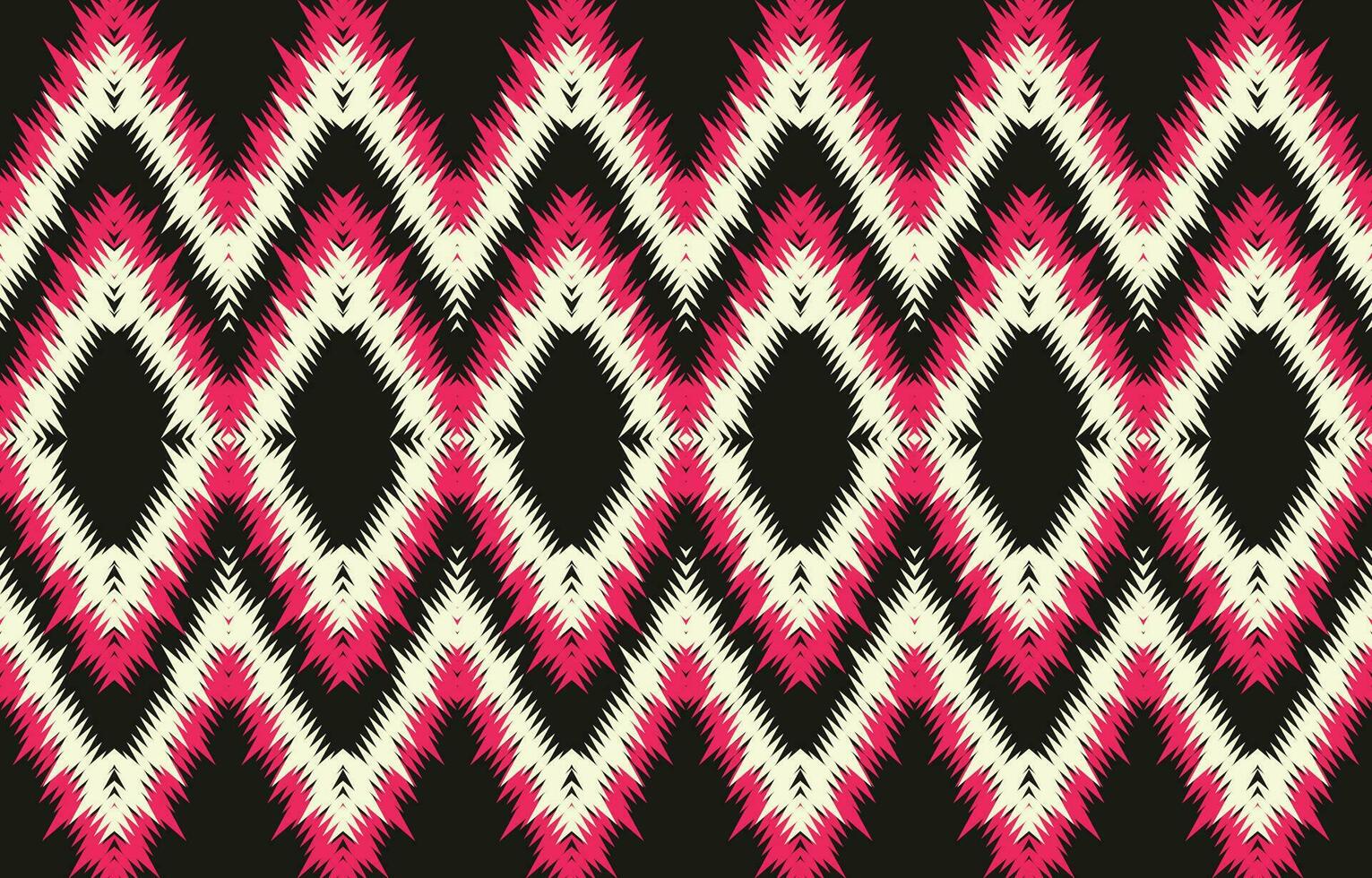 Ethnic abstract ikat art. Aztec ornament print. geometric ethnic pattern seamless  color oriental.  Design for background ,curtain, carpet, wallpaper, clothing, wrapping, Batik, vector illustration.