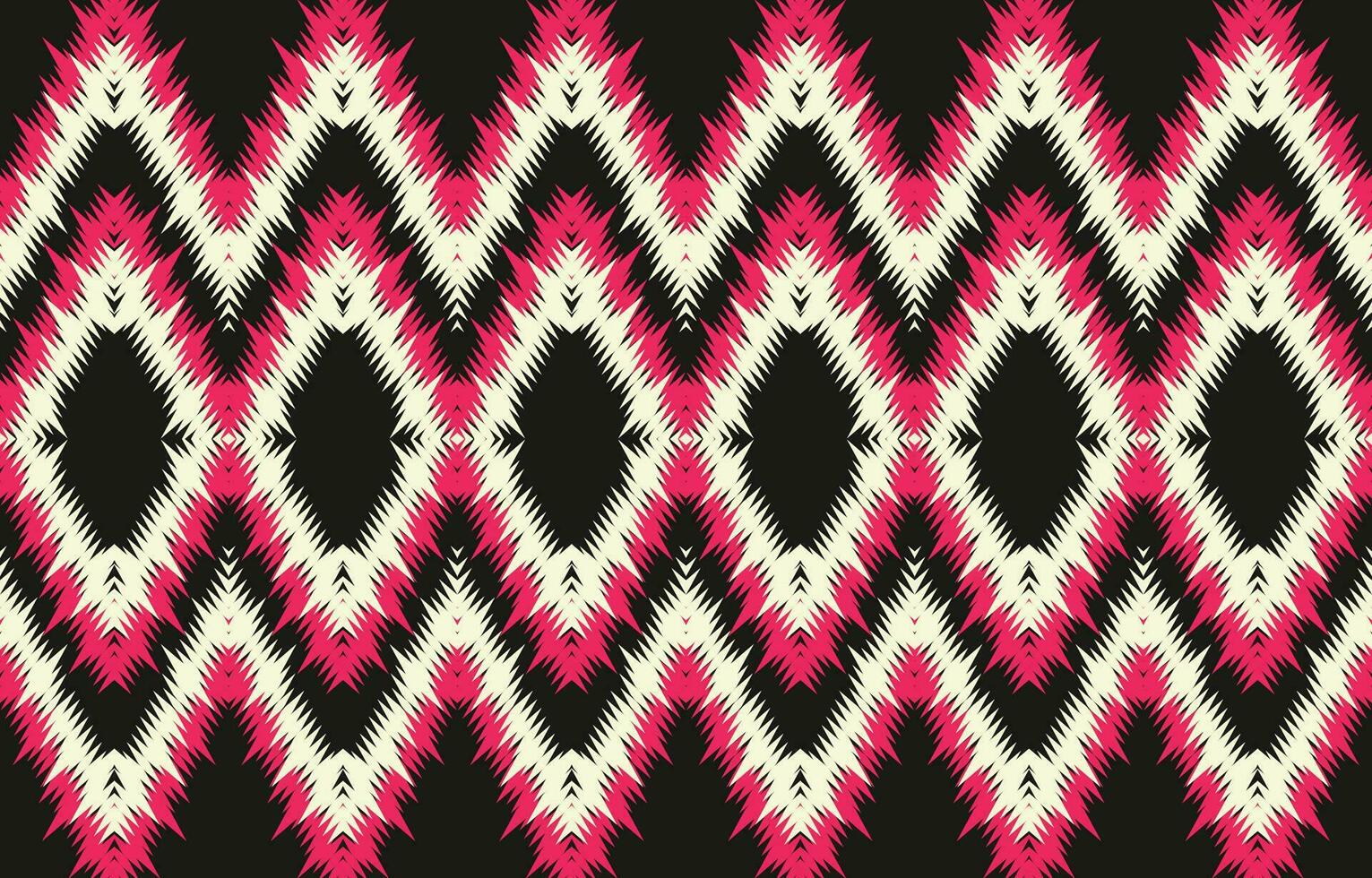 Ethnic abstract ikat art. Aztec ornament print. geometric ethnic pattern seamless  color oriental.  Design for background ,curtain, carpet, wallpaper, clothing, wrapping, Batik, vector illustration.