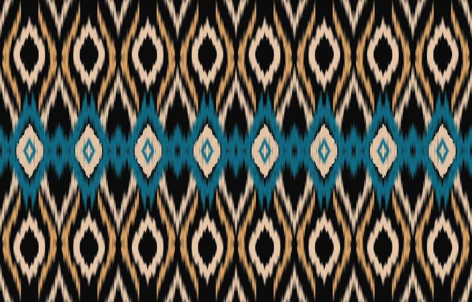 Ethnic abstract ikat art. Aztec ornament print. geometric ethnic pattern seamless  color oriental.  Design for background ,curtain, carpet, wallpaper, clothing, wrapping, Batik, vector illustration.