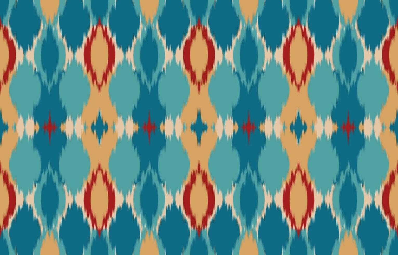 Ethnic abstract ikat art. Aztec ornament print. geometric ethnic pattern seamless  color oriental.  Design for background ,curtain, carpet, wallpaper, clothing, wrapping, Batik, vector illustration.