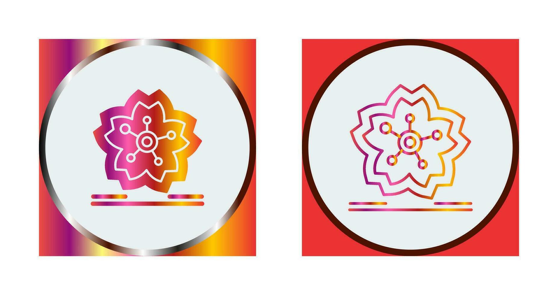 Cherry Blossom Vector Icon