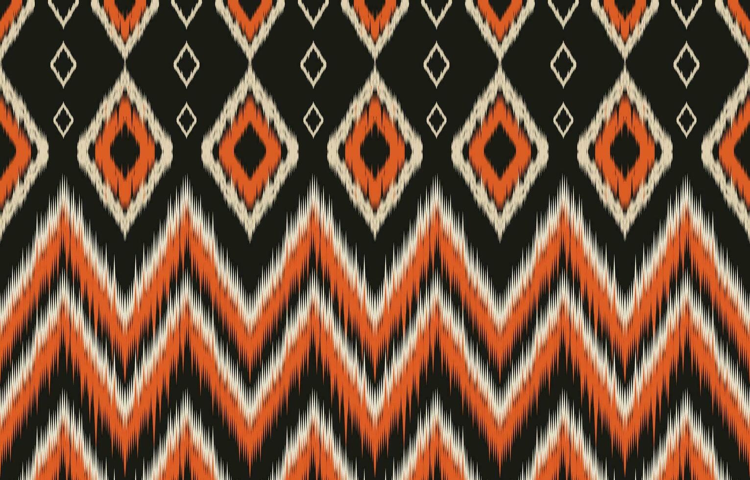 étnico resumen ikat Arte. azteca ornamento impresión. geométrico étnico modelo sin costura color oriental. diseño para antecedentes ,cortina, alfombra, fondo de pantalla, ropa, envase, batik, vector ilustración.