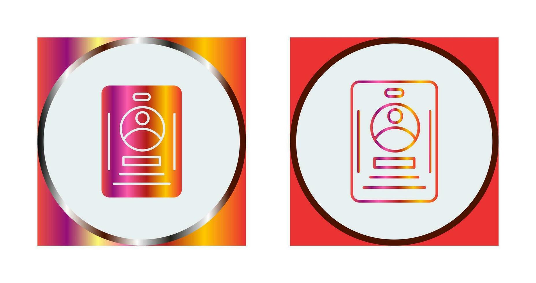 Office Card Vector Icon