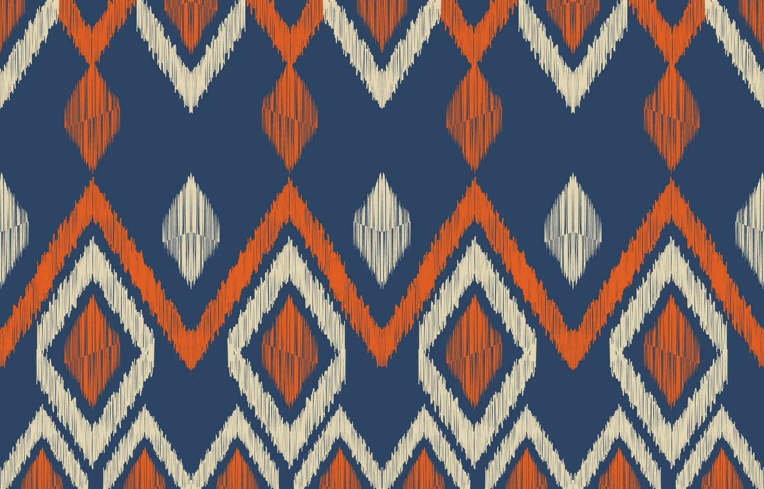 Ethnic abstract ikat art. Aztec ornament print. geometric ethnic pattern seamless  color oriental.  Design for background ,curtain, carpet, wallpaper, clothing, wrapping, Batik, vector illustration.