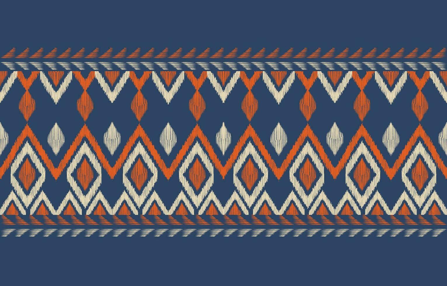 étnico resumen ikat Arte. azteca ornamento impresión. geométrico étnico modelo sin costura color oriental. diseño para antecedentes ,cortina, alfombra, fondo de pantalla, ropa, envase, batik, vector ilustración.