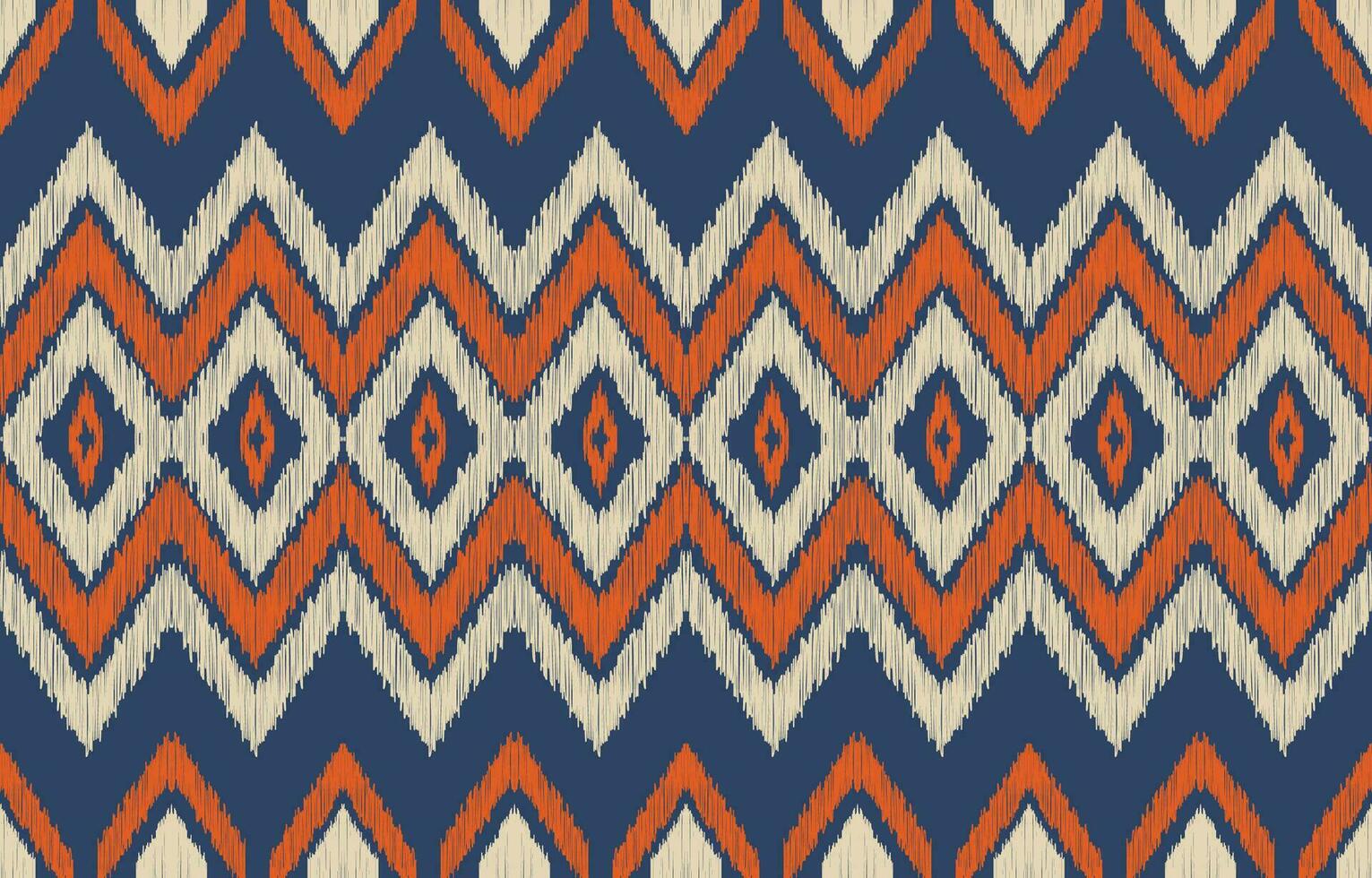 Ethnic abstract ikat art. Aztec ornament print. geometric ethnic pattern seamless  color oriental.  Design for background ,curtain, carpet, wallpaper, clothing, wrapping, Batik, vector illustration.