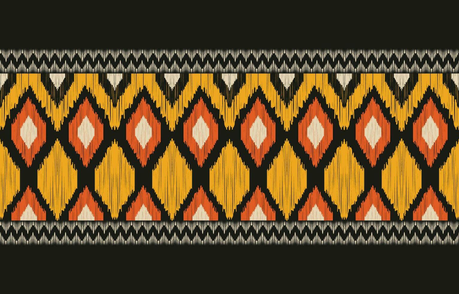 Ethnic abstract ikat art. Aztec ornament print. geometric ethnic pattern seamless  color oriental.  Design for background ,curtain, carpet, wallpaper, clothing, wrapping, Batik, vector illustration.