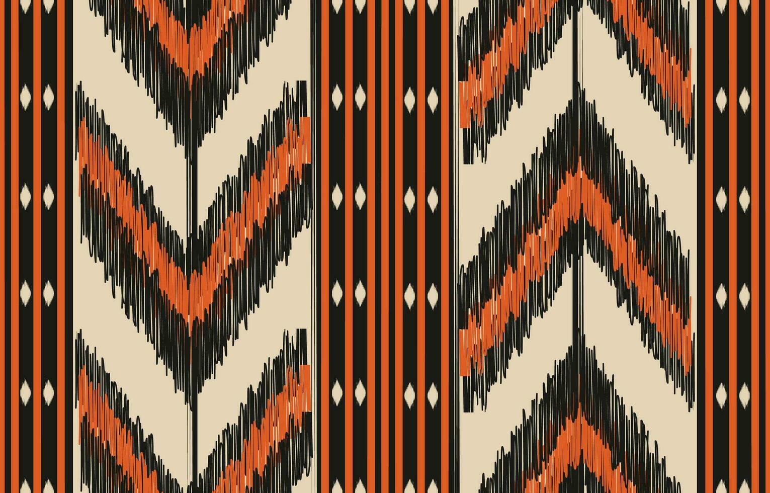 Ethnic abstract ikat art. Aztec ornament print. geometric ethnic pattern seamless  color oriental.  Design for background ,curtain, carpet, wallpaper, clothing, wrapping, Batik, vector illustration.
