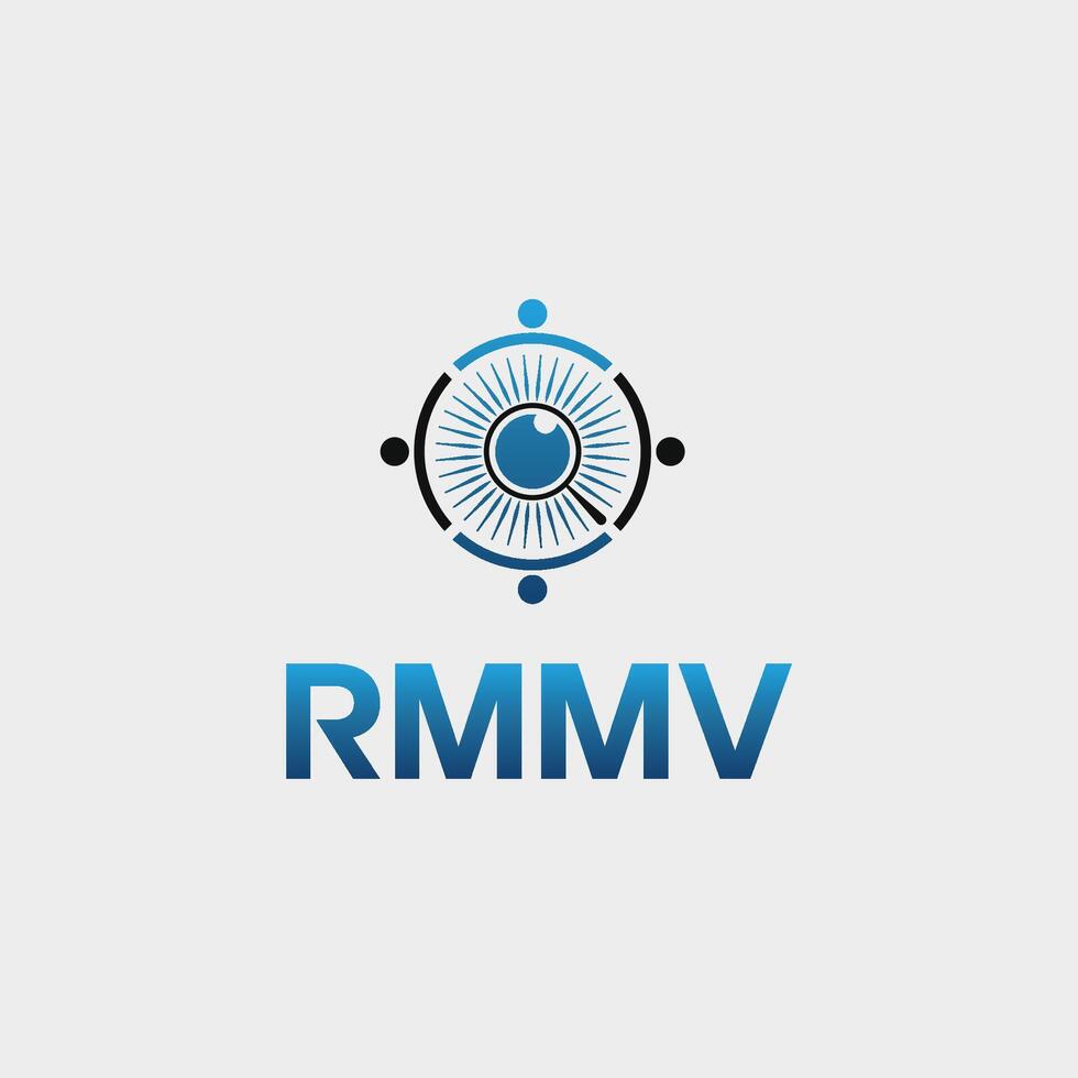 Remote management monitoring verification logo vector