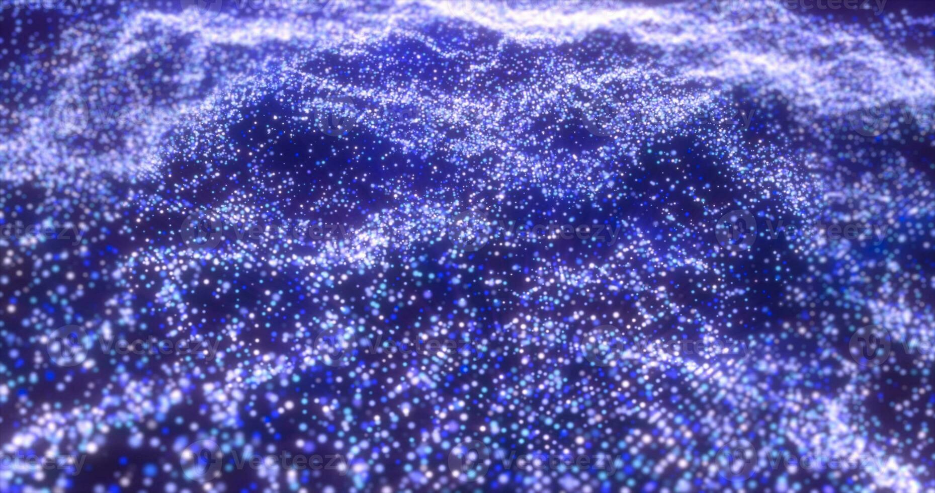 azul olas desde energía partículas mágico brillante alto tecnología futurista ligero puntos resumen antecedentes foto