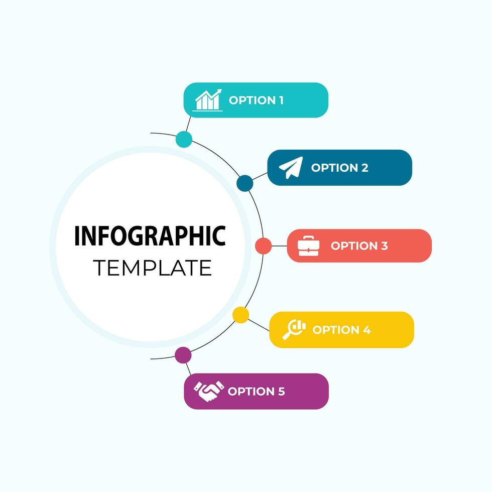 plantilla de diseño de infografías vector