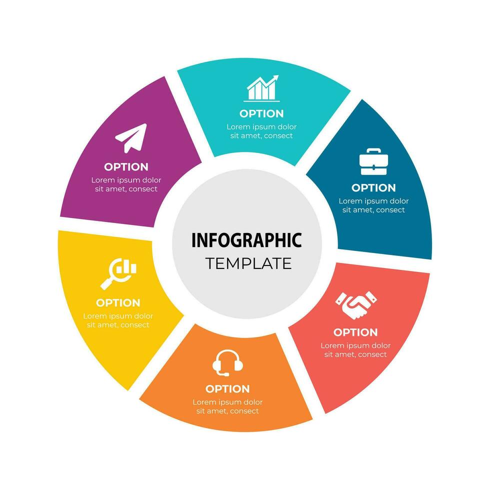 Infographics design template vector