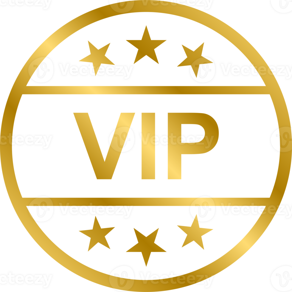 VIP icon for graphic design, logo, website, social media, mobile app, UI png