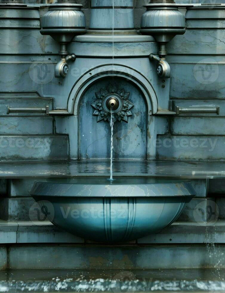 unique style fountain illustration photo