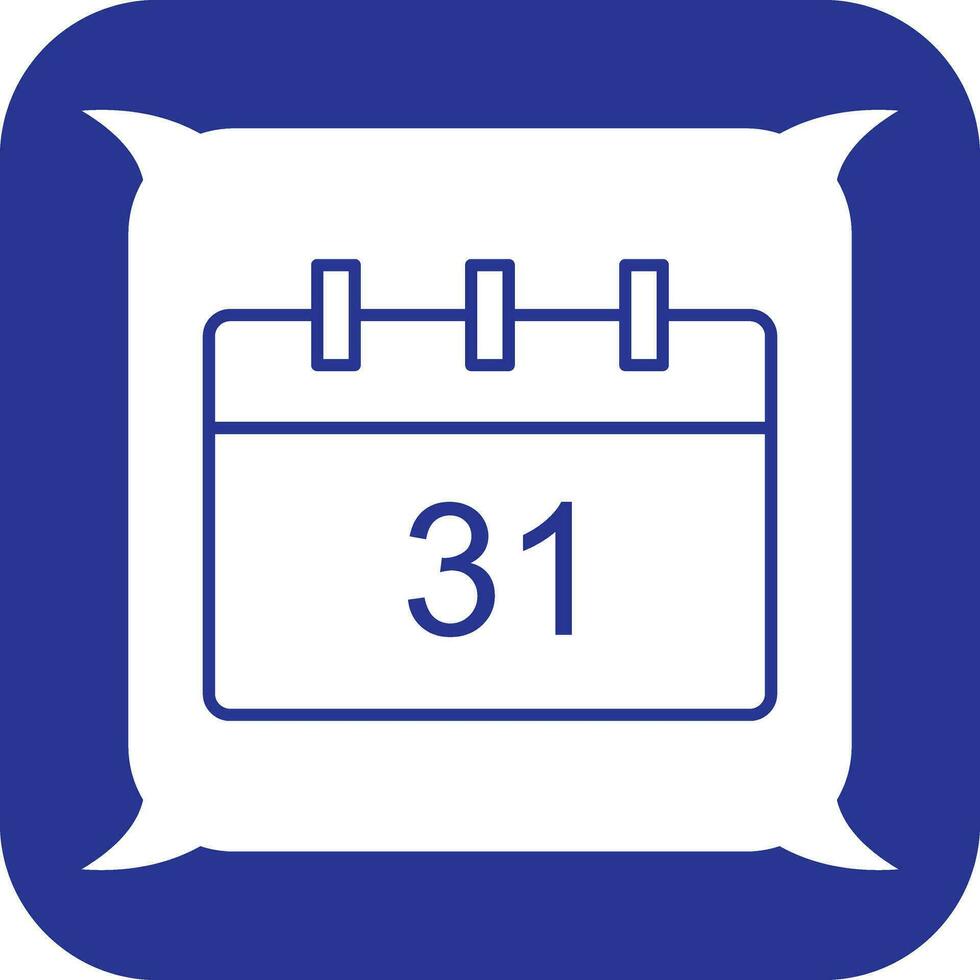 Unique Calendar Vector Icon