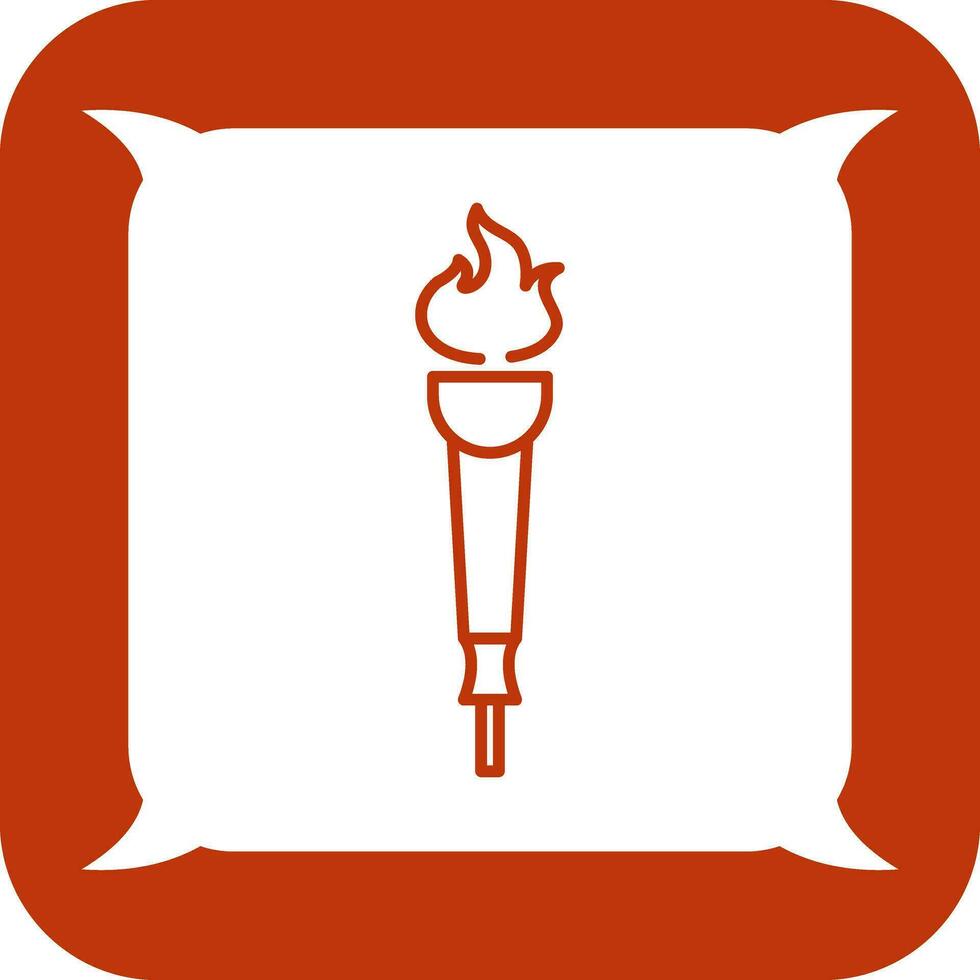 Museum Torch Vector Icon