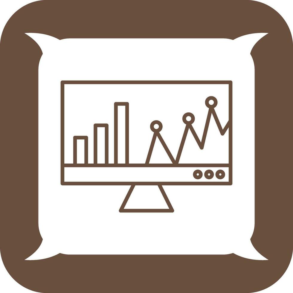 Online Stats Vector Icon