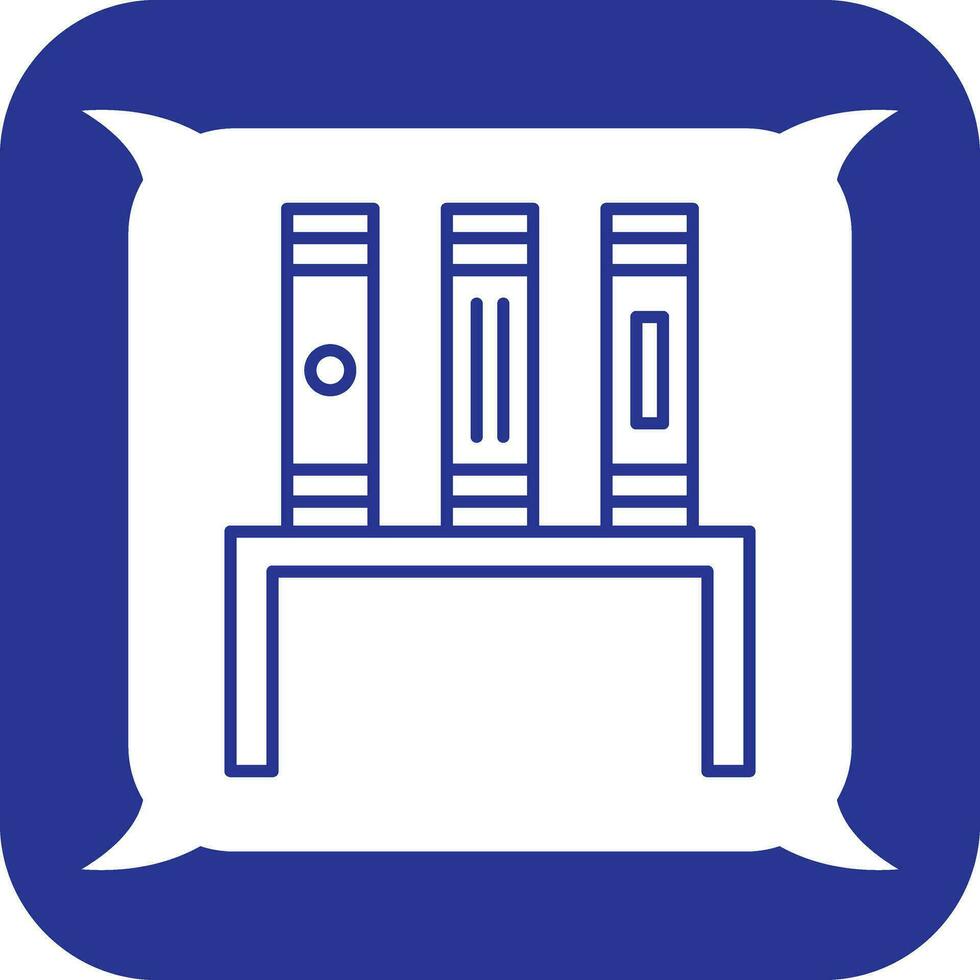 icono de vector de soporte de libro único