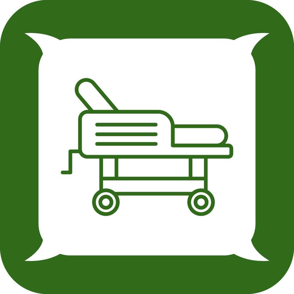 Hospital Bed Vector Icon