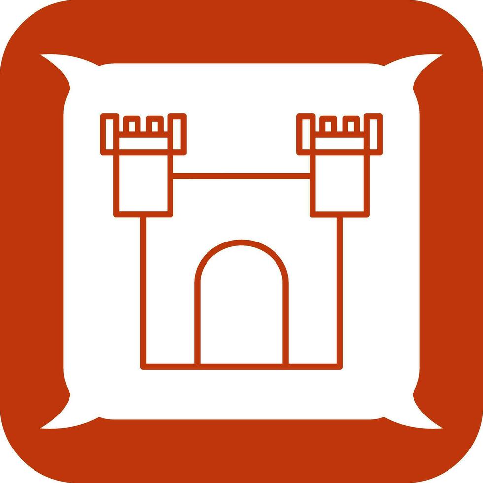 Unique Castle Vector Icon