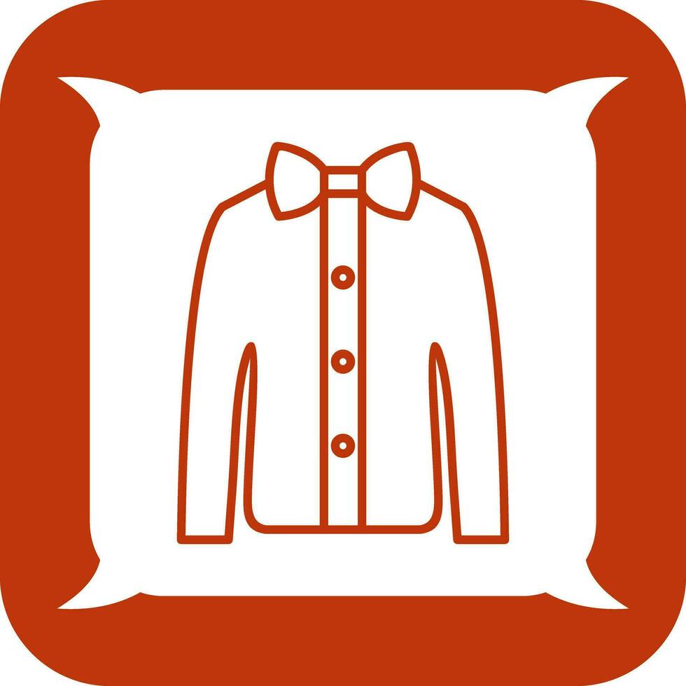 Shirt with Bow Vector Icon