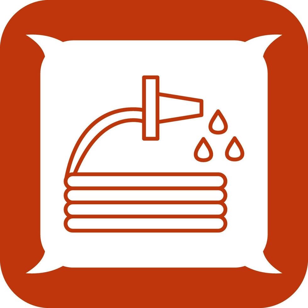 Unique Water Hose Vector Icon