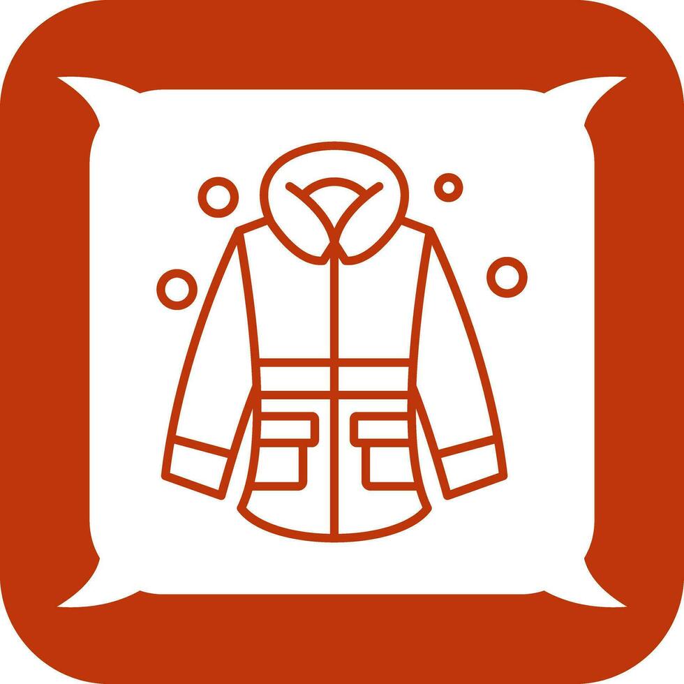 Winter Jacket Vector Icon