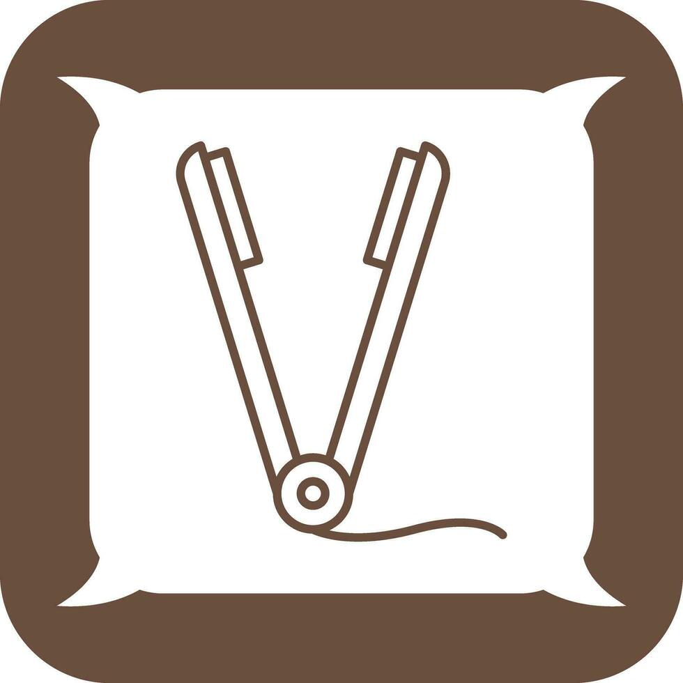 Straightener Vector Icon