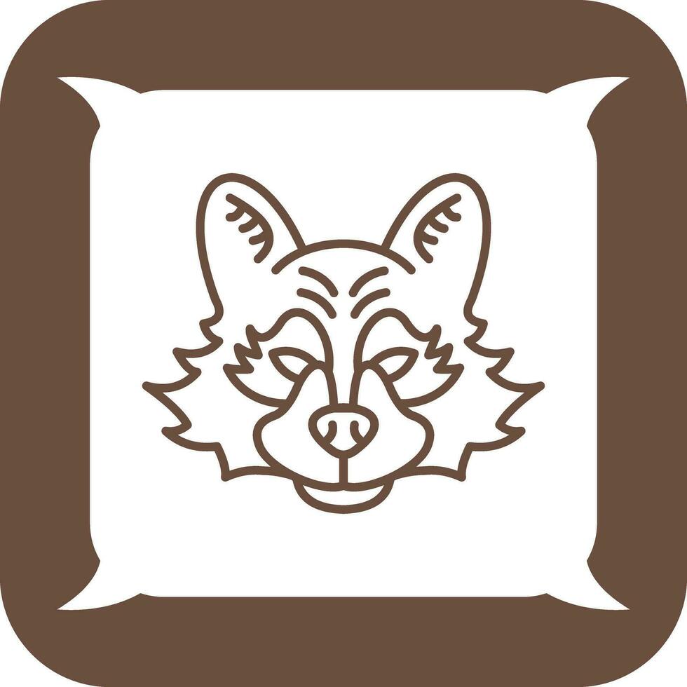 Raccoon Vector Icon