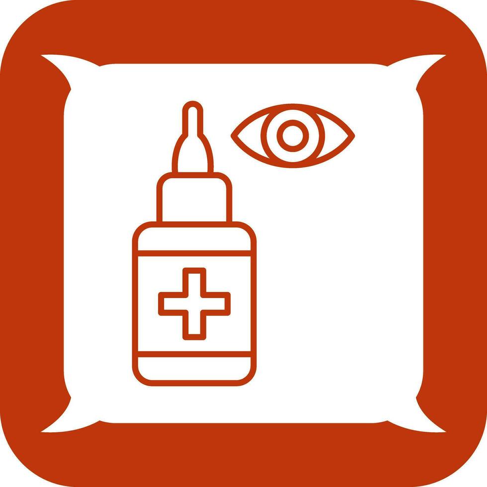 Eye Drop Vector Icon