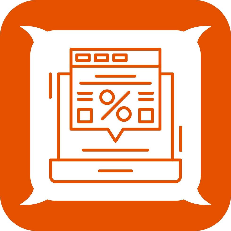 Online Discount Vector Icon
