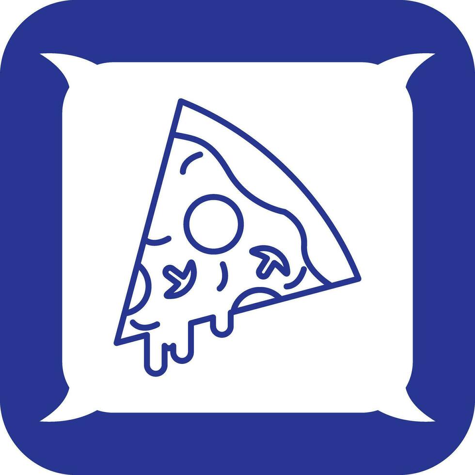 icono de vector de pizza