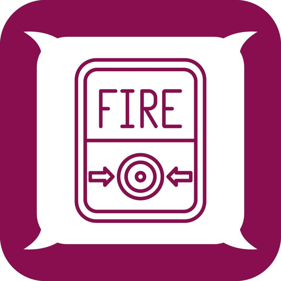 Fire Button Vector Icon