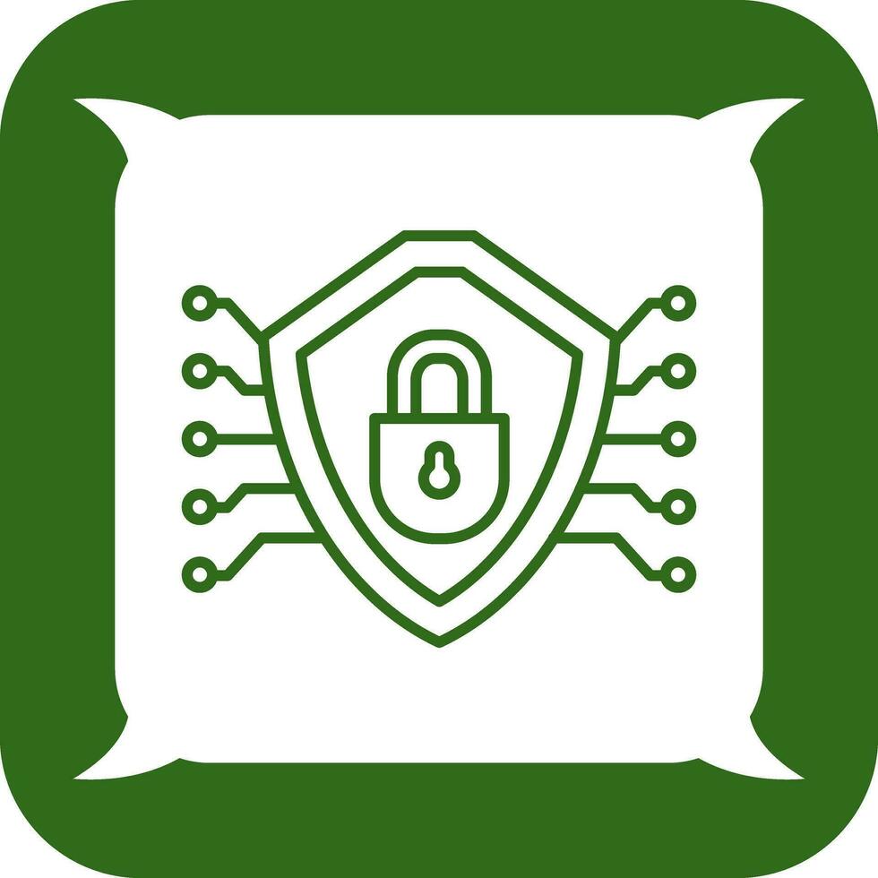 Cyber Security Vector Icon
